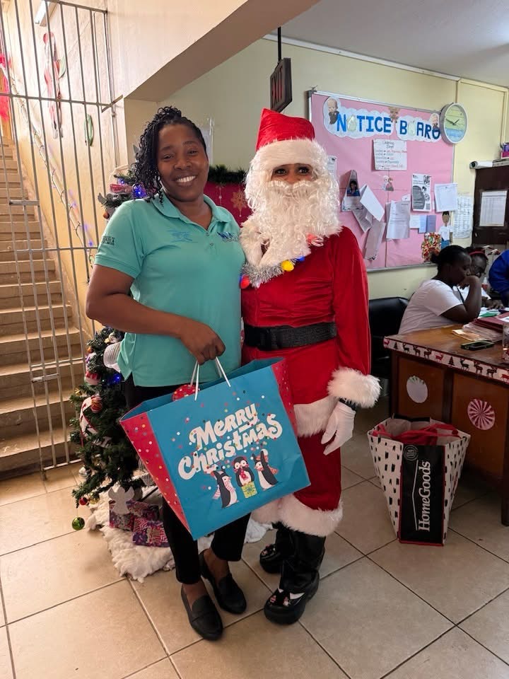 Sharing a festive gift bag